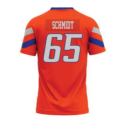 Boise State - NCAA Football : Hall Schmidt - Orange Premium Football Jersey-1