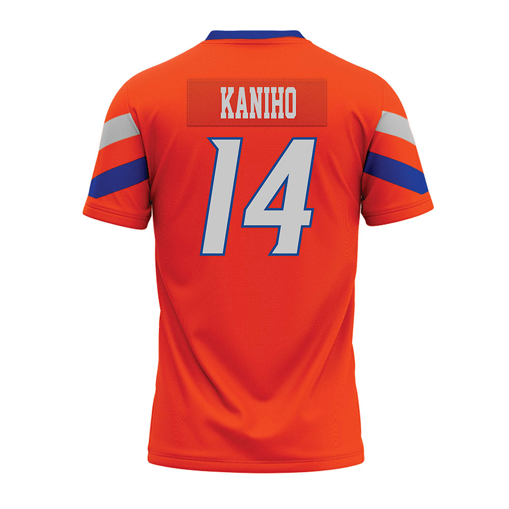Boise State - NCAA Football : Kaonohi Kaniho - Orange Premium Football Jersey-1