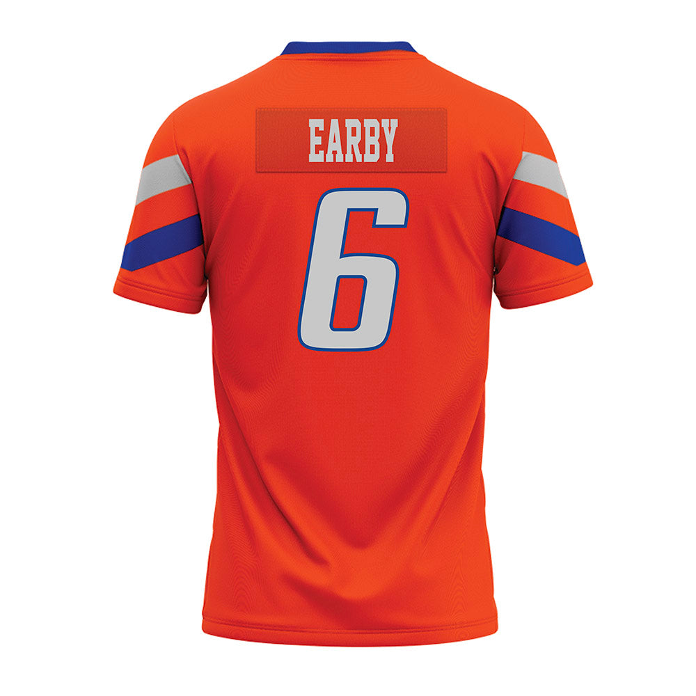 Boise State - NCAA Football : Jeremiah Earby - Orange Premium Football Jersey-1