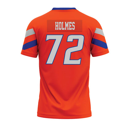 Boise State - NCAA Football : Zach Holmes - Orange Premium Football Jersey-1