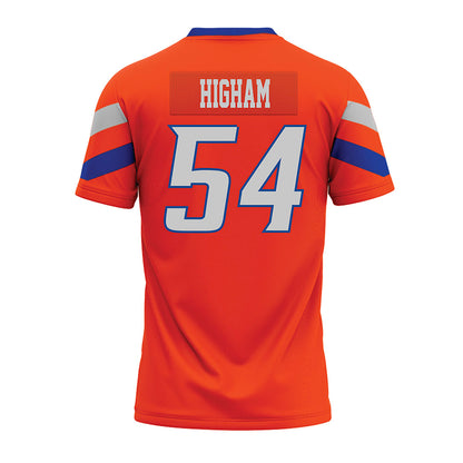 Boise State - NCAA Football : Hunter Higham - Orange Premium Football Jersey-1