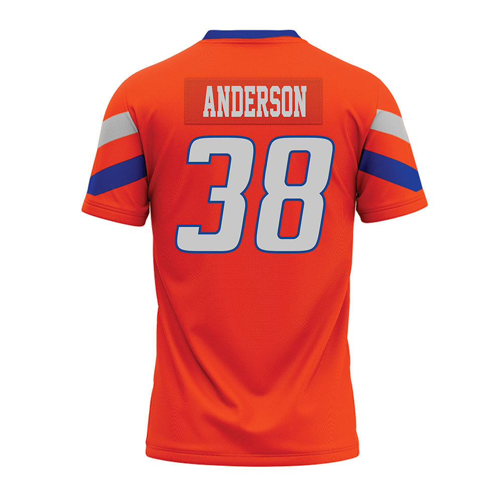 Boise State - NCAA Football : Travis Anderson - Orange Premium Football Jersey-1