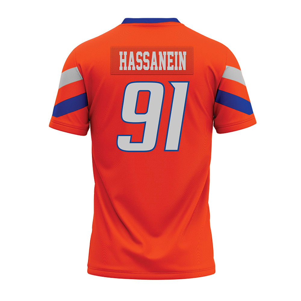 Boise State - NCAA Football : Ahmed Hassanein - Orange Premium Football Jersey-1