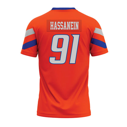 Boise State - NCAA Football : Ahmed Hassanein - Orange Premium Football Jersey-1