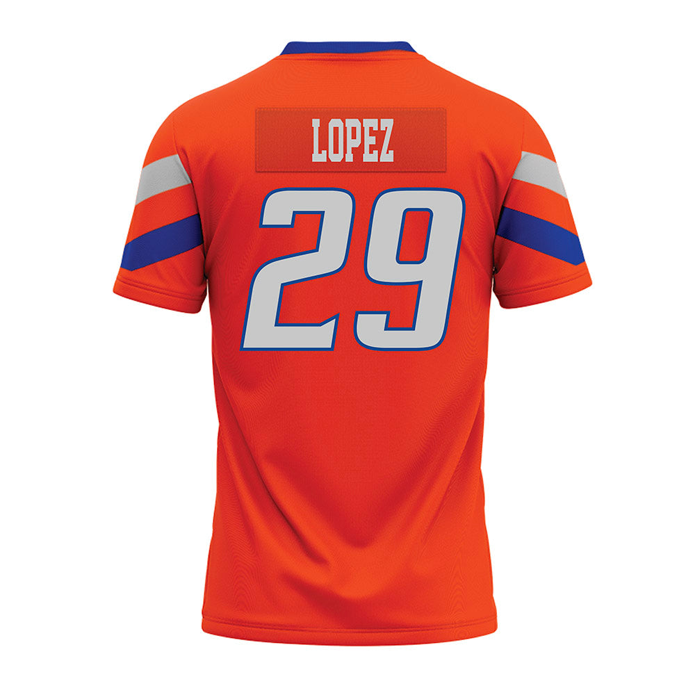 Boise State - NCAA Football : Milo Lopez - Orange Premium Football Jersey-1