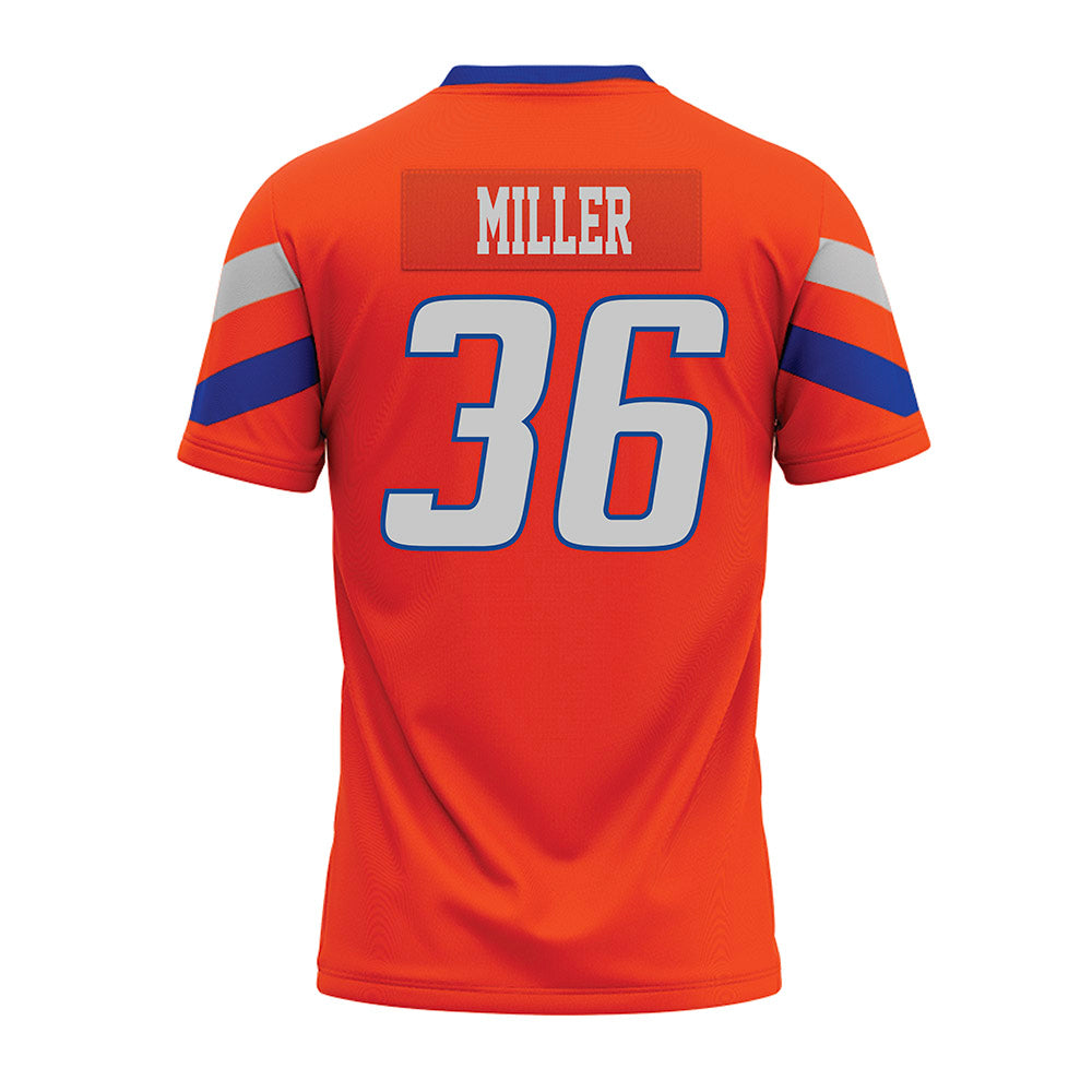 Boise State - NCAA Football : Cole Miller - Orange Premium Football Jersey-1