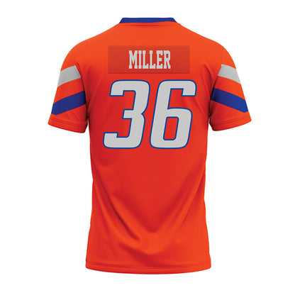 Boise State - NCAA Football : Cole Miller - Orange Premium Football Jersey-1