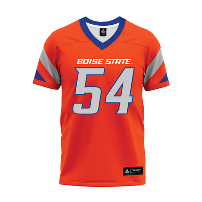 Boise State - NCAA Football : Hunter Higham - Orange Premium Football Jersey-0