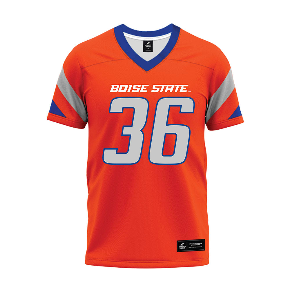 Boise State - NCAA Football : Cole Miller - Orange Premium Football Jersey-0