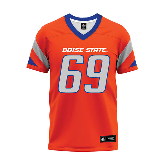 Boise State - NCAA Football : Eyitayo Omotinugbon - Orange Premium Football Jersey-0