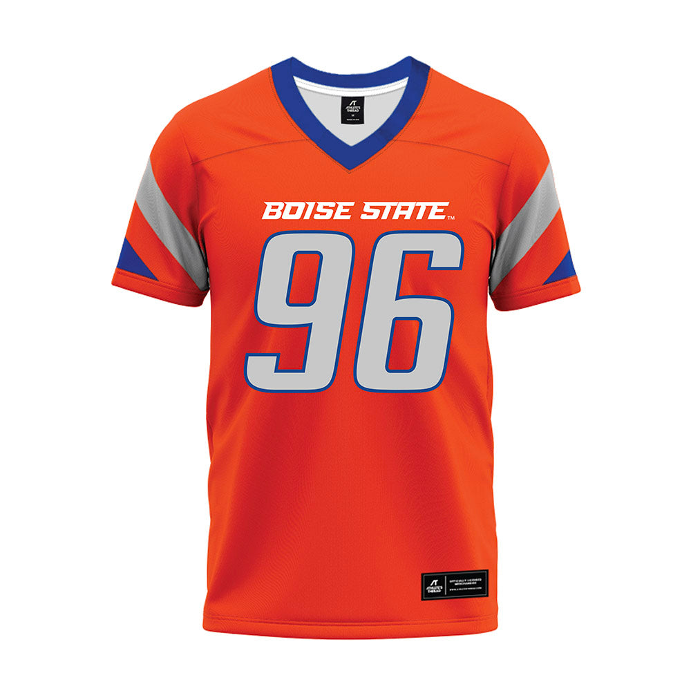 Boise State - NCAA Football : Luke Voorhees - Orange Premium Football Jersey-0