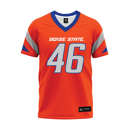 Boise State - NCAA Football : Carter Kuchenbuch - Orange Premium Football Jersey-0