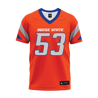 Boise State - NCAA Football : Marco Notarainni - Orange Premium Football Jersey-0