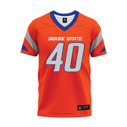 Boise State - NCAA Football : Ryker Clinger - Orange Premium Football Jersey-0