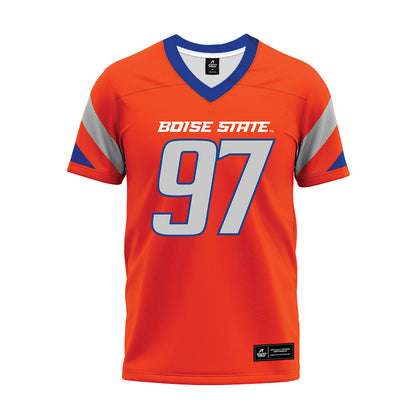 Boise State - NCAA Football : Hayden Hanks - Orange Premium Football Jersey-0