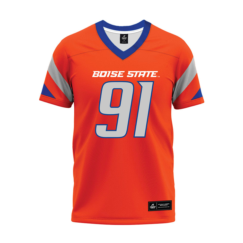 Boise State - NCAA Football : Ahmed Hassanein - Orange Premium Football Jersey-0