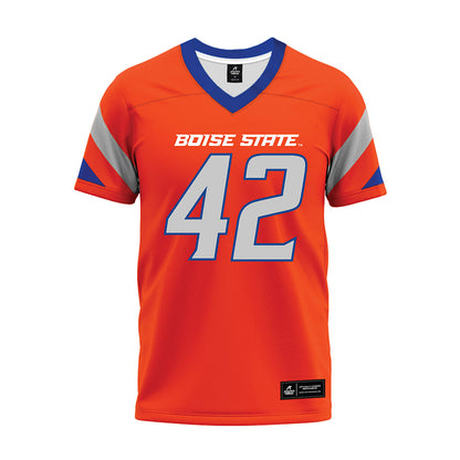 Boise State - NCAA Football : Mason Hutton - Orange Premium Football Jersey-0