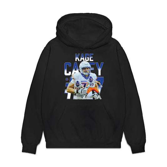 Boise State - NCAA Football : Kage Casey - Collage Premium Hooded Sweatshirt-0