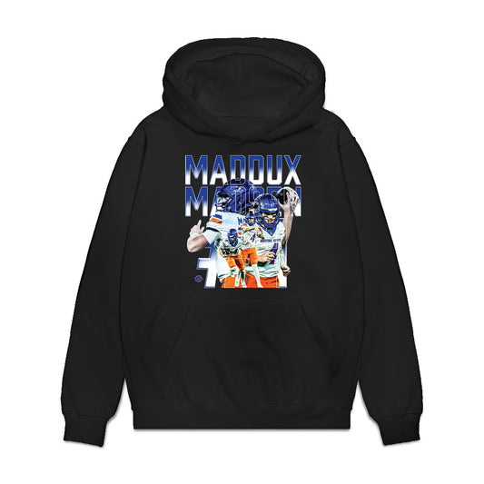 Boise State - NCAA Football : Maddux Madsen - Collage Premium Hooded Sweatshirt-0