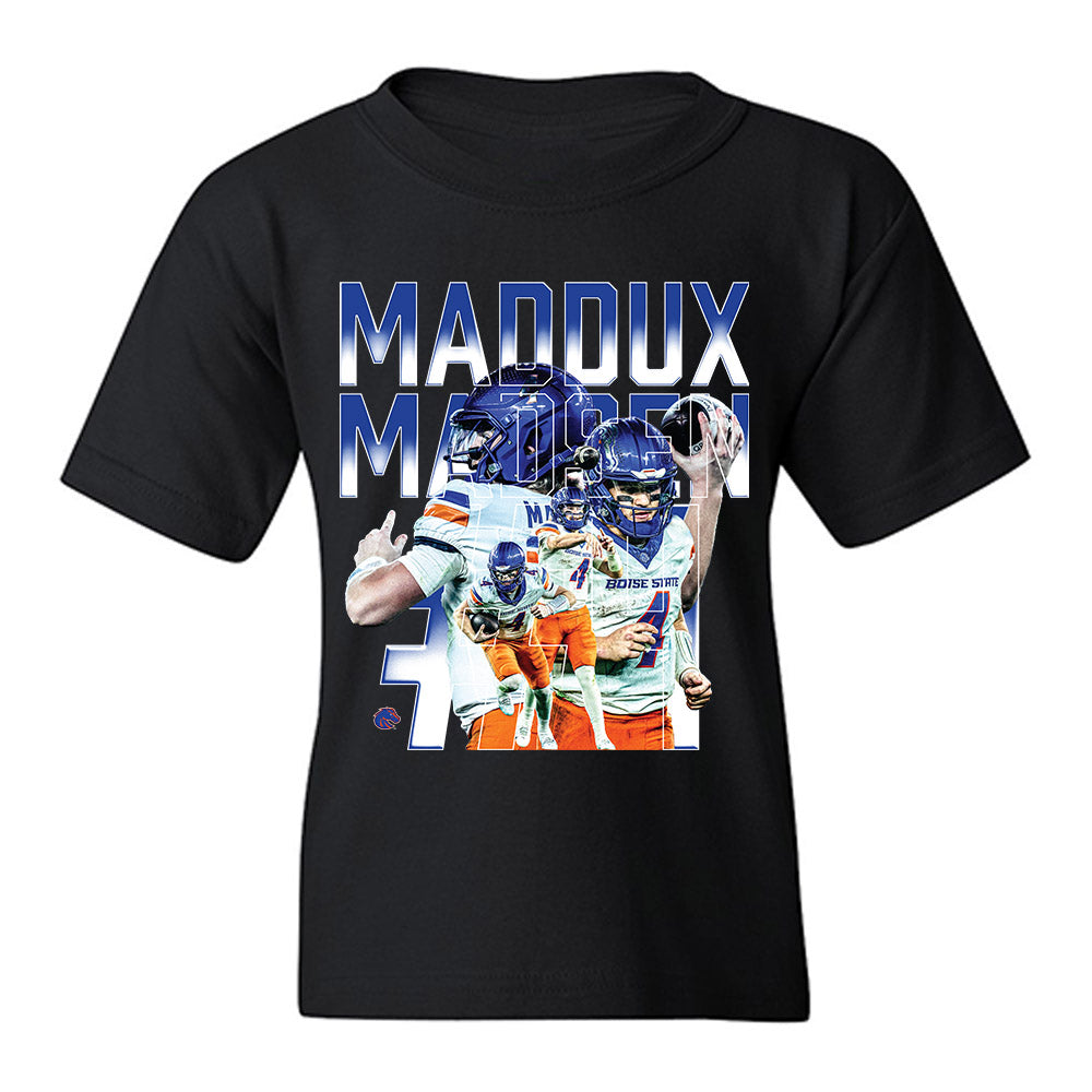 Boise State - NCAA Football : Maddux Madsen - Collage Youth T-Shirt-0