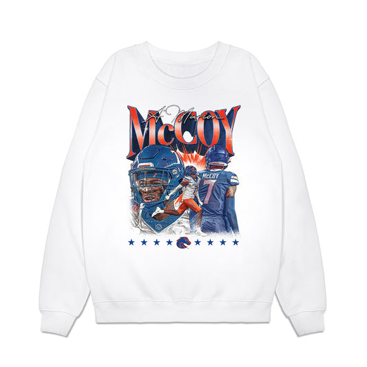 Boise State - NCAA Football : A'Marion MCcoy - Premium Crewneck Sweatshirt-0