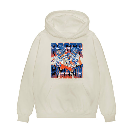 Boise State - NCAA Football : Roger Carreon - Collage Premium Hooded Sweatshirt-0