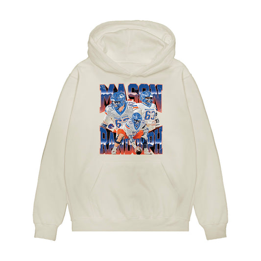 Boise State - NCAA Football : Mason Randolph - Collage Premium Hooded Sweatshirt-0