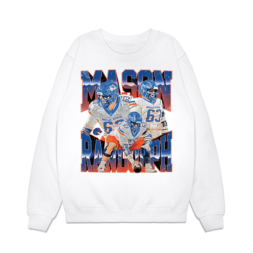 Boise State - NCAA Football : Mason Randolph - Collage Premium Crewneck Sweatshirt-0