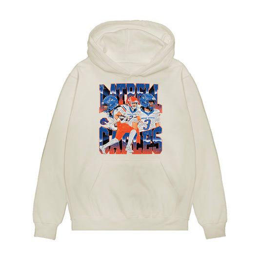 Boise State - NCAA Football : Latrell Caples - Collage Premium Hooded Sweatshirt-0