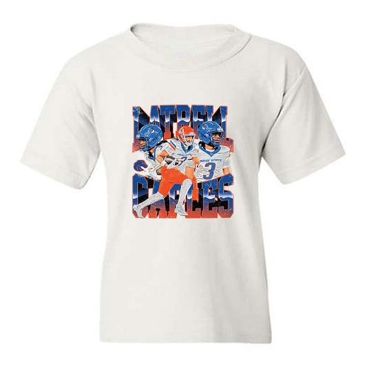Boise State - NCAA Football : Latrell Caples - Collage Youth T-Shirt-0