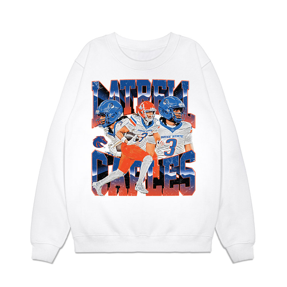Boise State - NCAA Football : Latrell Caples - Collage Premium Crewneck Sweatshirt-0