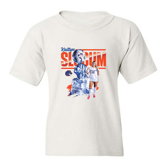 Boise State - NCAA Women's Soccer : Kaitlyn Slocum - Collage Youth T-Shirt-0
