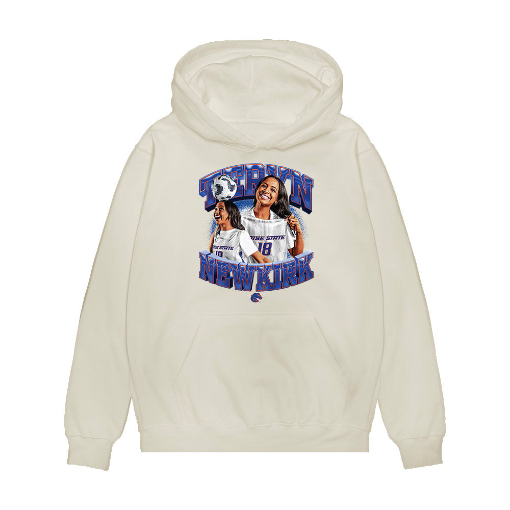 Boise State - NCAA Women's Soccer : Teryn Newkirk - Premium Hooded Sweatshirt-0