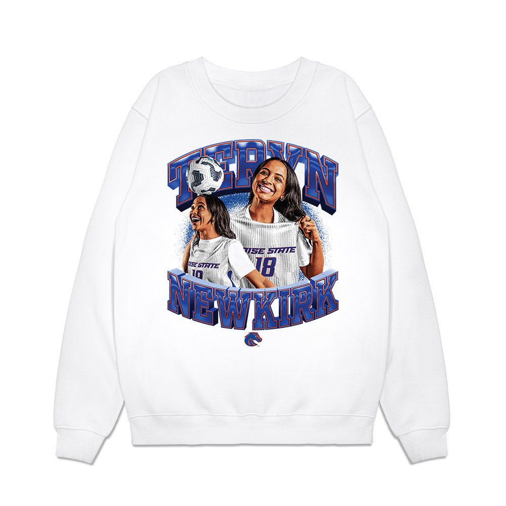 Boise State - NCAA Women's Soccer : Teryn Newkirk - Premium Crewneck Sweatshirt-0