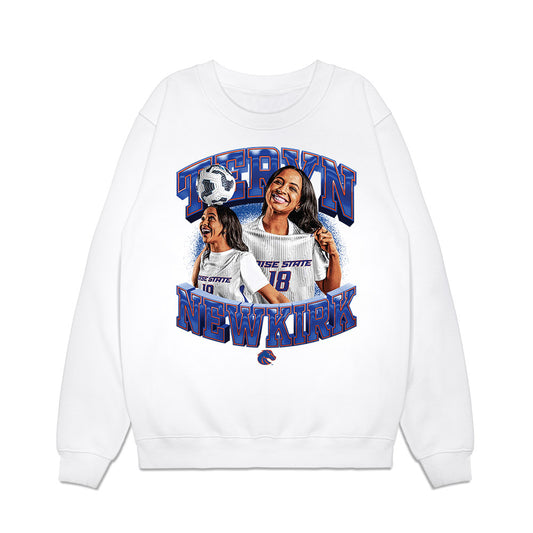 Boise State - NCAA Women's Soccer : Teryn Newkirk - Premium Crewneck Sweatshirt-0