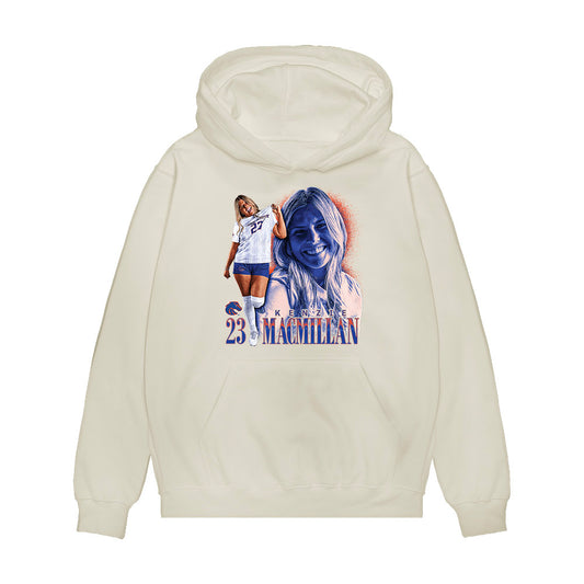 Boise State - NCAA Women's Soccer : Mackenzie MacMillan - Collage Premium Hooded Sweatshirt-0