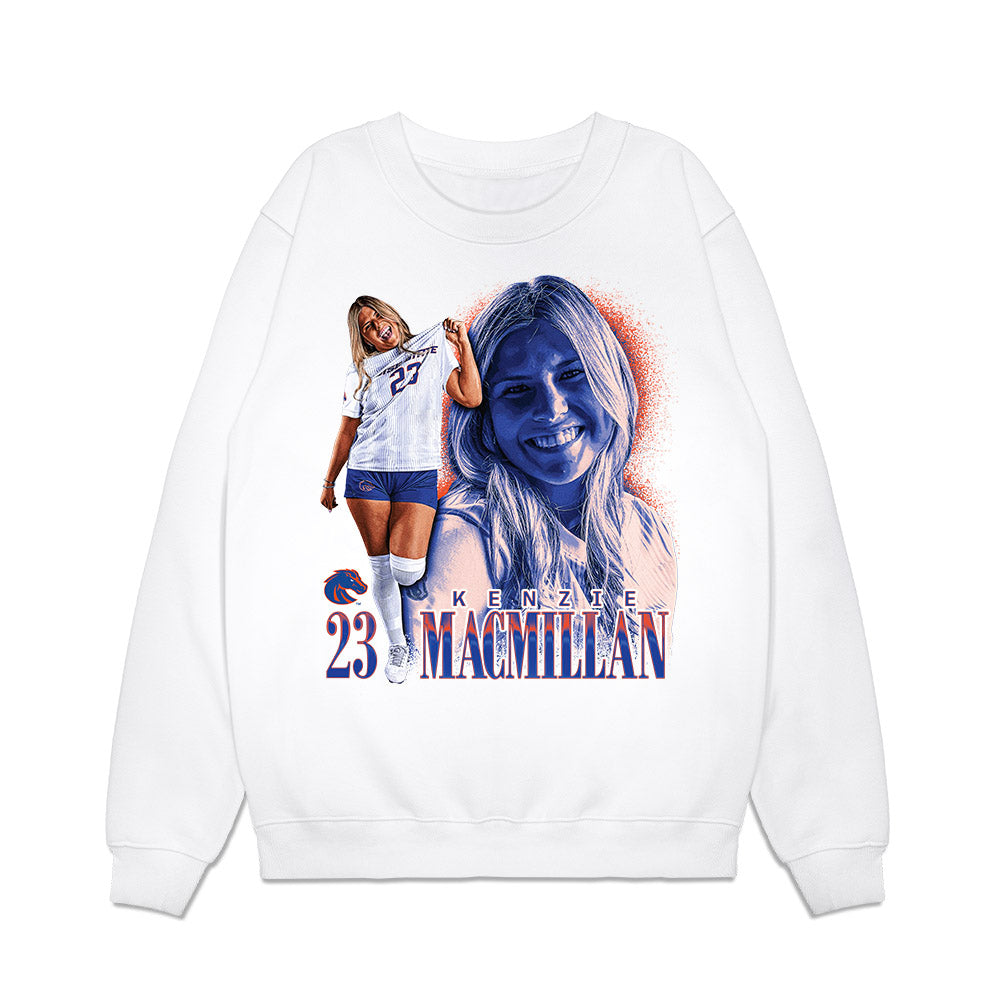 Boise State - NCAA Women's Soccer : Mackenzie MacMillan - Collage Premium Crewneck Sweatshirt-0