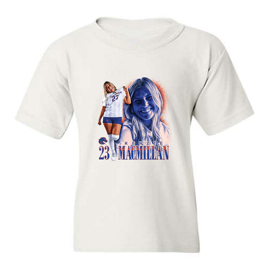 Boise State - NCAA Women's Soccer : Mackenzie MacMillan - Collage Youth T-Shirt-0