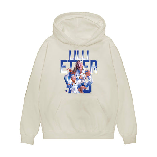 Boise State - NCAA Women's Volleyball : Lilli Etter - Collage Premium Hooded Sweatshirt-0