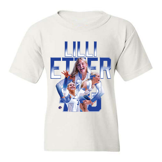 Boise State - NCAA Women's Volleyball : Lilli Etter - Collage Youth T-Shirt-0