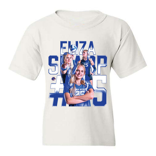 Boise State - NCAA Women's Volleyball : Eliza Sharp - Collage Youth T-Shirt-0