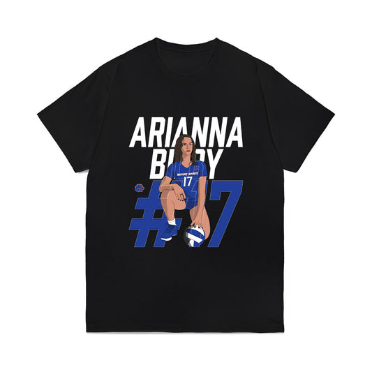 Boise State - NCAA Women's Volleyball : Arianna Bilby - Collage Comfort Colors T-Shirt-0