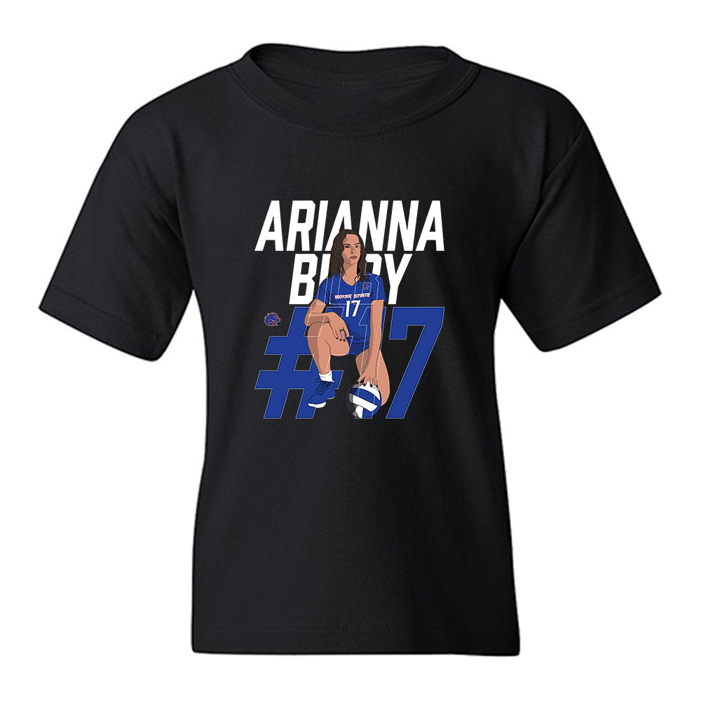 Boise State - NCAA Women's Volleyball : Arianna Bilby - Collage Youth T-Shirt-0