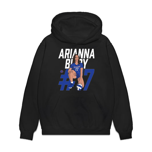 Boise State - NCAA Women's Volleyball : Arianna Bilby - Collage Premium Hooded Sweatshirt-0