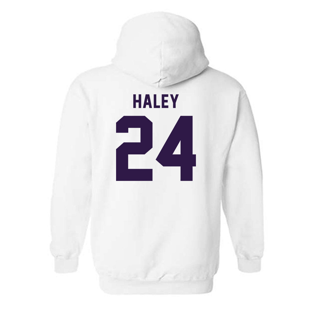 Kansas State - NCAA Baseball : Austin Haley - Classic Shersey Hooded Sweatshirt-1