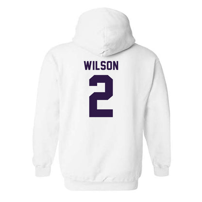 Kansas State - NCAA Men's Basketball : Exavier Wilson - Classic Shersey Hooded Sweatshirt-1