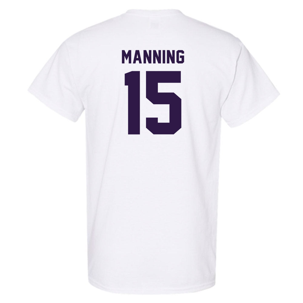 Kansas State - NCAA Men's Basketball : Taj Manning - Classic Shersey T-Shirt-1