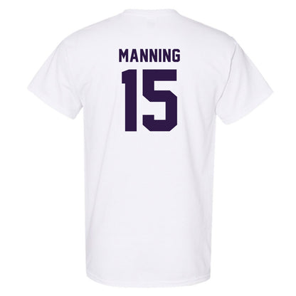 Kansas State - NCAA Men's Basketball : Taj Manning - Classic Shersey T-Shirt-1