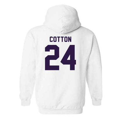 Kansas State - NCAA Women's Basketball : Jenessa Cotton - Classic Shersey Hooded Sweatshirt-1