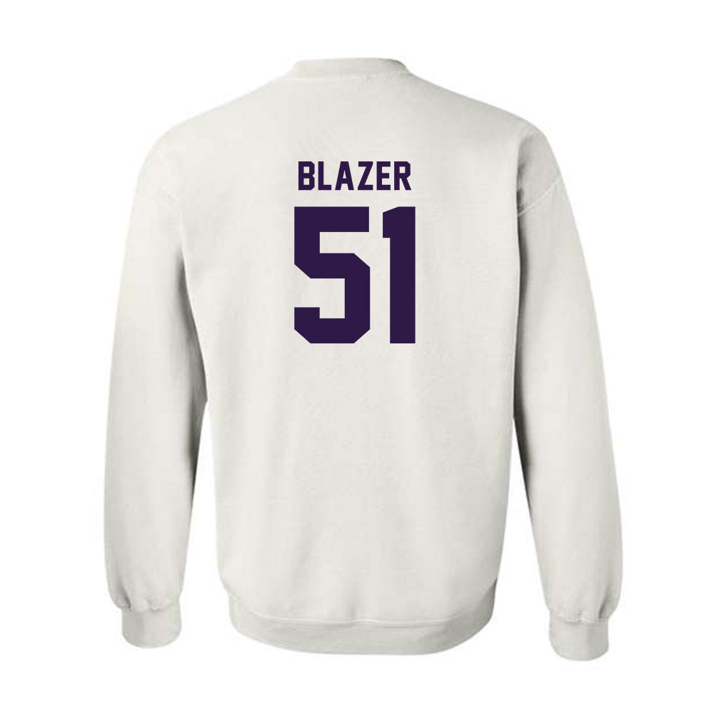 Kansas State - NCAA Baseball : Dylan Blazer - Classic Shersey Crewneck Sweatshirt-1